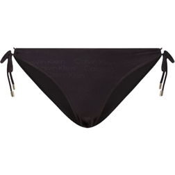 Calvin Klein Swim String Bikini Bottoms - Black