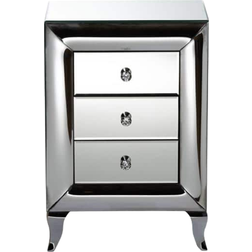 Baxton Studio Pauline Bedside Table 14x18"