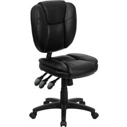 Flash Furniture GO-930F-BK-LEA-GG Office Chair 41"