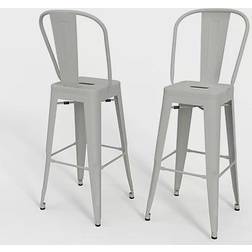 Simpli Home Fletcher Bar Stool 118.1cm 2pcs