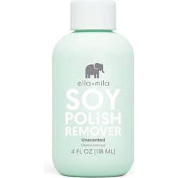 Ella+Mila Soy Nail Polish Remover Unscented 4fl oz