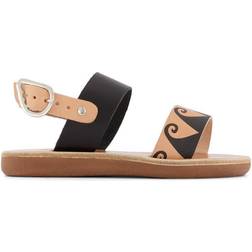 Ancient Greek Sandals Little Clio - Black