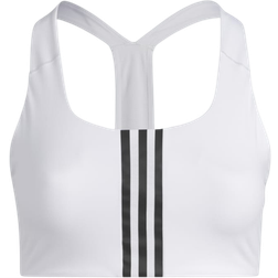 Adidas Powerimpact Training Medium-Support Bra Plus Size - White/Black