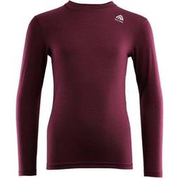 Aclima Lightwool Junior Sweater - Dark Red