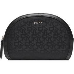 DKNY Jacquard Logo Wash Bag Black