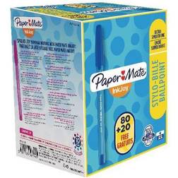 Paper Mate InkJoy 100 Kugelschreiber Blau 100 Stück