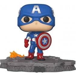 Funko Captain America Marvel Assemble Deluxe POP Vinyl Figur #589)