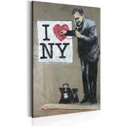 Arkiio I Love New York by Banksy 40x60 Tavla