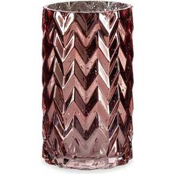 Gift Decor Gravyr Ax Glas Rosa (11,3 x 19,5 x 11,3 cm) Vas