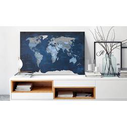 Arkiio Dark Blue World 120x80 Tavla