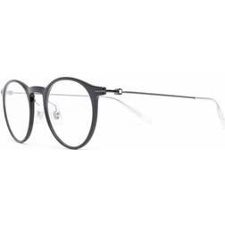 Montblanc MB 0099O 005, including lenses, ROUND Glasses, MALE