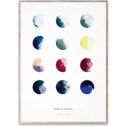 Paper Collective Moon phases 50x70 cm Poster 50x70cm