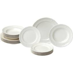 Villeroy & Boch Manoir 18-Piece Dinnerware Set White Dinner Set