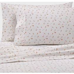 Home Collection Floral 4-pack Underlakan Rosa (259.08x228.6cm)
