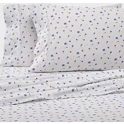 Home Collection Floral 4-pack Bed Sheet Blue (259.08x228.6cm)