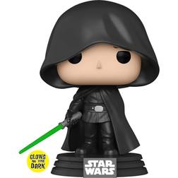 Funko POP Star Wars: The Mandalorian Luke Glow-in-the-Dark Pop! Figure As Shown