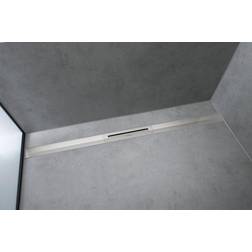 Hansgrohe RainDrain Flex Fertigset Duschrinne 900mm kürzbar, 56045, Farbe: Edelstahl gebürstet