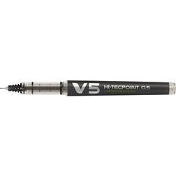 Pilot V5 Cartridge Fine Line Rollerball Pen Black, Pack of 10