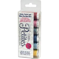 Sulky Sampler 12wt Cotton Petites 6/Pkg-Most Popular Blendables Assortment