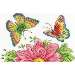 DMC Butterfly Garden Counted Cross Stitch Kit Michaels Multicolor