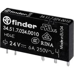 Finder Pcb relæ 6A 1C/O 24VDC