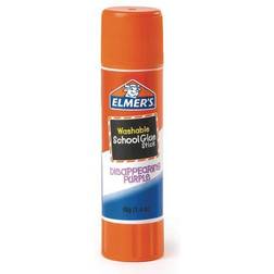 Elmer's 1.4oz Washable School Glue Stick Disappearing Purple