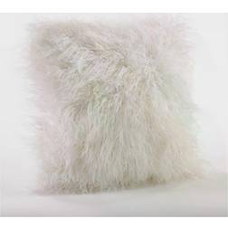 Saro Lifestyle Mongolian Complete Decoration Pillows Beige (45.72x45.72cm)