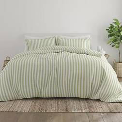 Home Collection Rugged Stripes Duvet Cover Green (238.76x187.96cm)