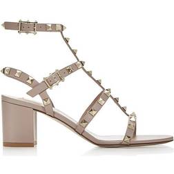 Valentino Garavani Rockstud Calfskin - Poudre