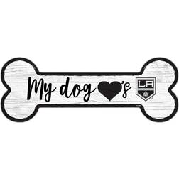 Fan Creations Los Angeles Kings Team Dog Bone Sign Board