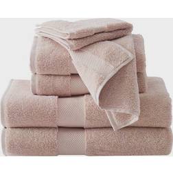 Brooklyn Loom Solid Bath Towel Pink (147.32x76.2)