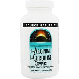 Source Naturals L-Arginine L-Citrulline Complex 1000mg