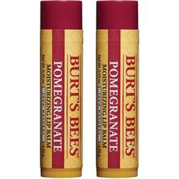 Burt's Bees Moisturizing Lip Balm Pomegranate 4.25g 2-pack