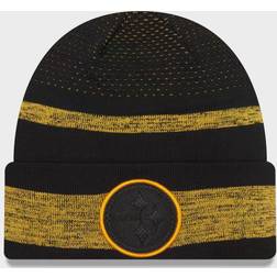 New Era Pittsburgh Steelers 2021 NFL Sideline Tech Cuffed Knit Beanie Sr