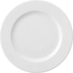 Llano Porcelana 24 cm Blanco Brillo Reforzado Profesional Alta Calidad Con Alto Contenido De Alumina 100% Higiénico - Resistente Al Choque Térmico - White Plato de Cena