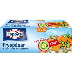 Toppits Fryspåsar 1L 60st (Obs 9st DF Køkkenopbevaring