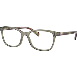 Ray-Ban RB5362 Monture Rayé Havana Verres Incolore polarisé 52-17