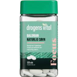 Drogens Vital Baldrian Naturlig Søvn 120 stk