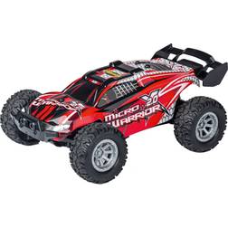 Carson RC Sport 404225 Micro X-Warrior 2.0 1:32 RC-modelbil, begyndermodel Elektronik Buggy inkl. batteri, oplader og senderbatterier