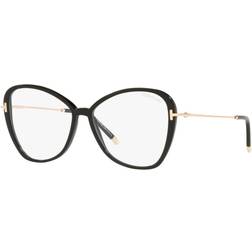 Tom Ford FT5769-B Blu-Light Block 001 da Vista Neri per Donna (Solo Montatura)