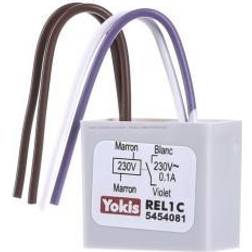 Yokis Relæ REL1C 230V, 230V/0,1A, 1 slutte kontakt