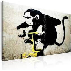 Arkiio Monkey Detonator by Banksy 90x60 Tavla