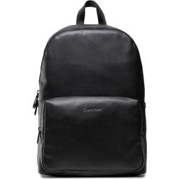 Calvin Klein Recycled Faux Leather Backpack - CK Black