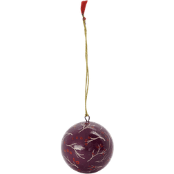 House Doctor Mache Ornament Red 8 cm Julgranspynt