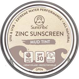 Suntribe All Natural Zinc Sunscreen Face & Sport Mud Tint SPF30 45g
