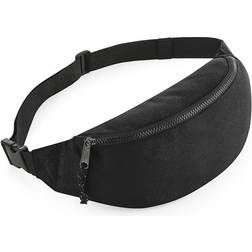 BagBase Adults Unisex Recycled Waistpack (One Size) (Black)