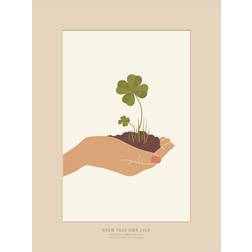 Vissevasse Affisch 30x40 Grow Your Own Luck One Size Affisch Poster