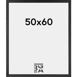 Galleri1 Ramme 4E Sort fladlist 50x60cm Ramme