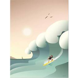 Vissevasse 30x40 Surfer OneSize Plakat