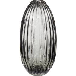 Hübsch Ripple Smoked ø15xh30cm Vase